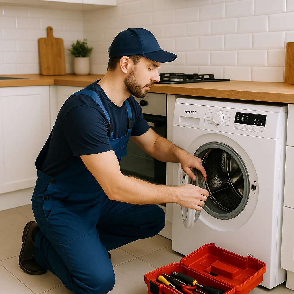تعمیر لباسشویی کنوود با فرمول محرمانه تعمیرکاران دکتر آچار