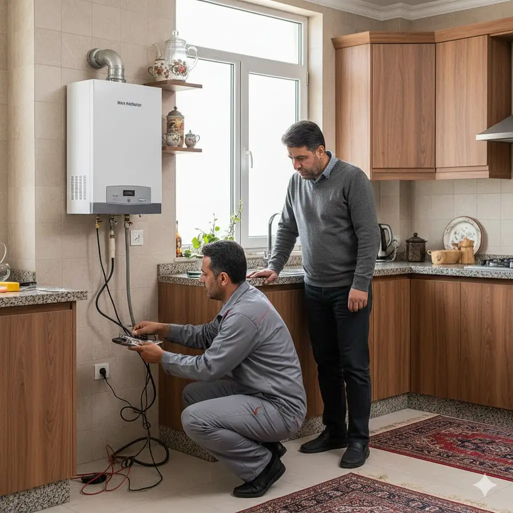 قیمت سرویس پکیج ایران رادیاتور در سال ۱۴۰۴